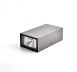 Up and down cube outdoor indoor wall light aluminium led wall mounted light