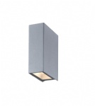 Die casting aluminium square shape up and down decoration led wall mounted light